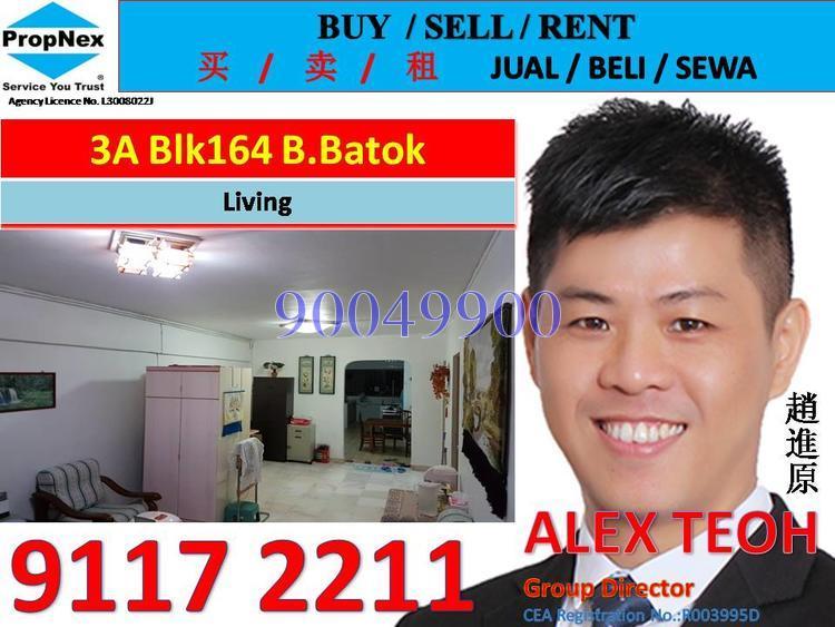Blk 164 Bukit Batok Street 11 (Bukit Batok), HDB 3 Rooms #139317322